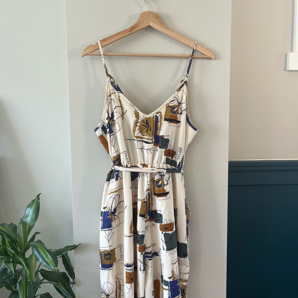 Abstract Print Jumpsuit - Picture 3 of 6